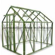 Estructura de invernadero de aluminio, disponible en tamaños de 6 X 8 pies y 8 X 10 pies